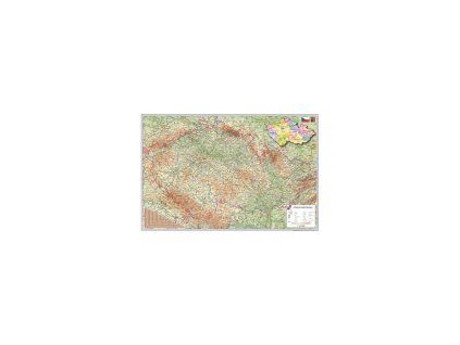 PSACÍ PODLOŽKA 5-806 40X60 MAPA ČESKÉ REPUBLIKY