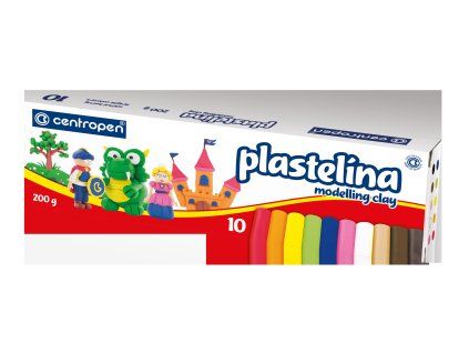 9560/10 PLASTELINA 10BAREV 200G