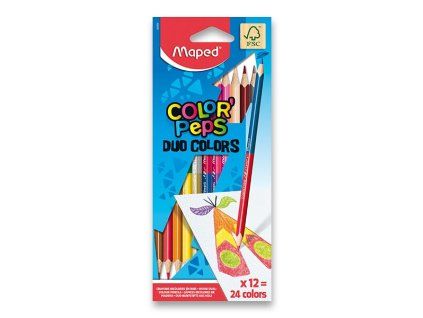 PASTELKY 12KS DUO COLOR PEPS 24BAREV 0086/9829600