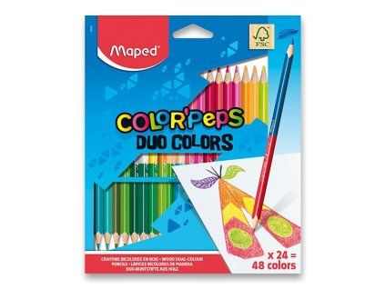 PASTELKY 24KS DUO COLOR PEPS 48BAREV 0086/9829602