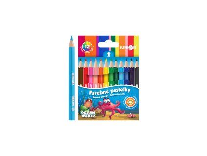 PASTELKY KRÁTKÉ 12KS ŠESTIHRANNÉ OCEAN WORLD 03262