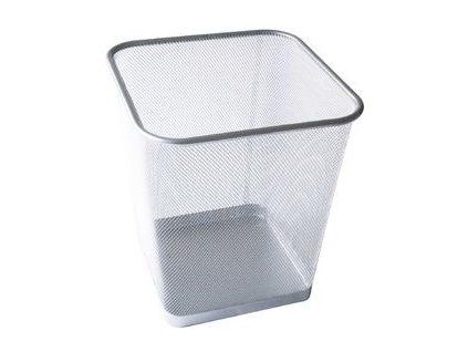 KOŠ NA PAPÍR HRANATÝ STŘÍBRNÝ DKL 2351 X