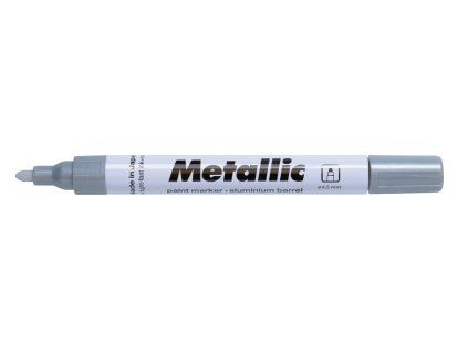 ZNAČKOVAČ 9210 METALLIC STŘÍBRNÝ 2MM KULATÝ HROT