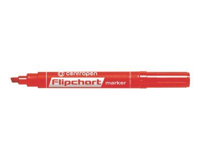 ZNAČKOVAČ 8560 NA FLIPCHART ČERVENÝ 1-4,6MM KLÍNOVÝ HROT
