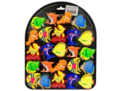 MAGNETY DEKORAČNÍ GUMOVÉ RYBY PK19-52