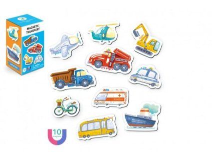 MAGNETY DOPRAVA V KRABIČCE 10KS 56400013