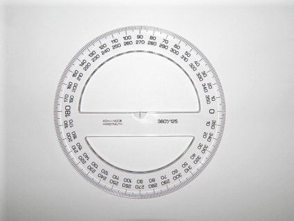 ÚHLOMĚR 360/125 TRANSPARENTNÍ 746328