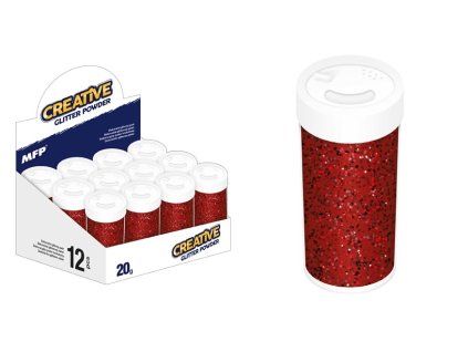 GLITROVÝ PUDR ČERVENÝ 20G 6330737 X