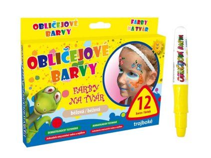 OBLIČEJOVÉ BARVY 6330531 ŽLUTÁ