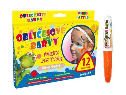 OBLIČEJOVÉ BARVY 6330533 ORANŽOVÁ