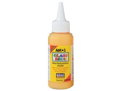 BARVA NA SKLO ŽLUTÁ Č.1 60ML 1503