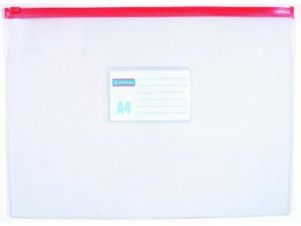 KAPSA PVC SE ZIPEM A4 BEZBARVÁ U1798001PL-00