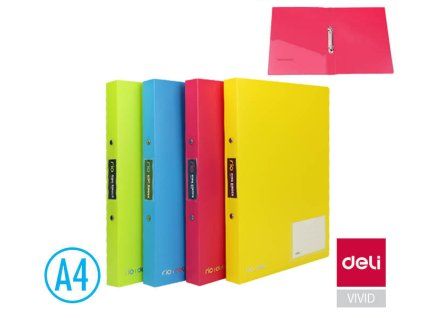 POŘADAČ RIO DELI A4 2-KROUŽKOVÝ HŘBET 3CM J250075 X