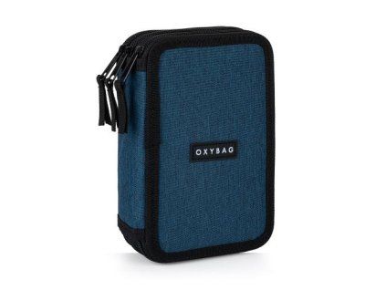 PENÁL 3-PATROVÝ PRÁZDNÝ UNICOLOR BLUE 9-83123 X