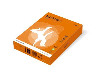 Kopírovací papír A4/160g/250ks Intensiv oranž. S-9417-OR43A16S