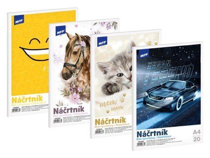 Náčrtník A4/20 listů 7500658