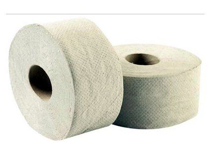 Toaletní papír Jumbo 280mm 1vrstvý šedý