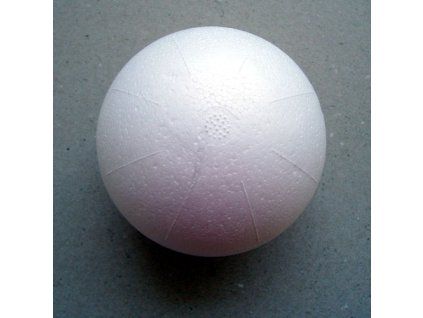 Koule aranžovací polystyrenová plná d8cm 45003