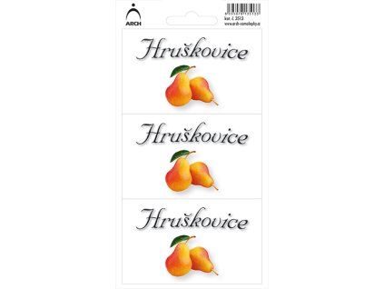 3513 ETIKETY NA HRUŠKOVICI 3KS