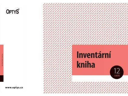 1012 Inventární kniha A4, 12 listů