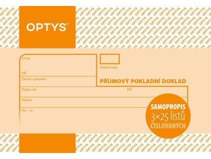 1083 Výdajový doklad A6, samopropisovací, 100 listů