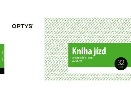 1171 Kniha jízd firemního vozidla, 21 x 10 cm