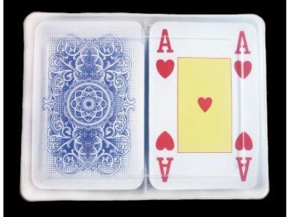 1608 KARTY RUMMY SENIOR PLASTOVÁ KRABIČKA