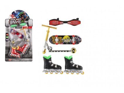 SADA SKATEBOARD,WAVEBOARD, BRUSLE,KOLOBĚŽKA  PRSTOVÁ MIX 861007