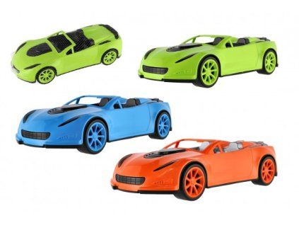 AUTO SPORTOVNÍ PLAST 38X16CM VOLNÝ CHOD MIX 3 BARVY 880181
