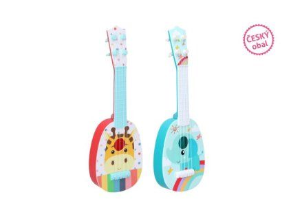 KYTARA DĚTSKÁ 37CM DRUHY /SLON, ŽIRAFA/ W021098