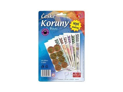 PEXI ČESKÉ KORUNY S MINCEMI - PENÍZE DO HRY