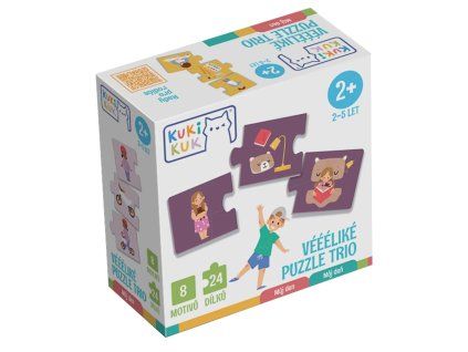 KUKIKUK VÉÉÉLIKÉ PUZZLE TRIO MŮJ DEN   80042