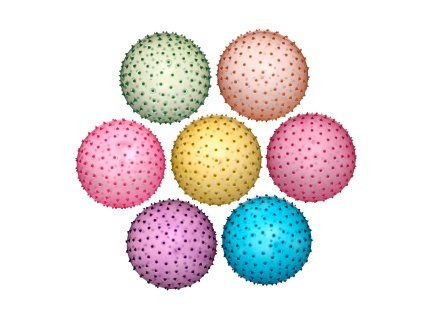 MÍČ 23CM JEŽEK MIX BAREV  AR34456