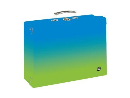 KUFR HRANATÝ OXY OMBRE BLUE-GREEN  32X23X9,5CM   6-06124