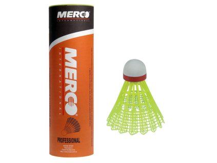 BADMINTONOVÉ MÍČKY MERCO PROFI   6ks   ČERVENÉ