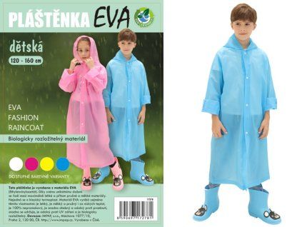 PLÁŠTĚNKA EVA DĚTSKÁ DÉLKA 110CM  MIX BAREV  17278
