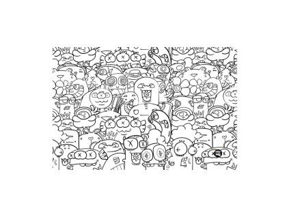 PODLOŽKA NA STŮL MONSTERS 60X40 5-90225 X
