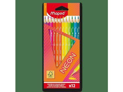 PASTELKY MAPED NEON 12KS 0086/9831802