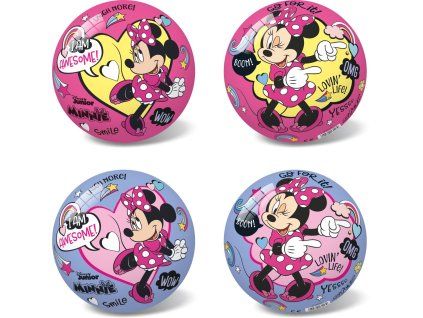 MÍČ 23CM DISNEY MINNIE RŮŽOVÝ/FIALOVÝ  13378