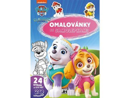 3589-1 OMALOVÁNKY A4 SE SAMOLEPKAMI TLAPKOVÁ PATROLA