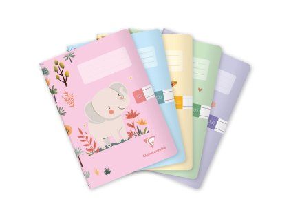 Školní sešit Clairefontaine KIDS A5 "523" linka 12mm, 20 listů CZ/SK  1523-00-KIDS
