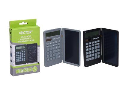 KALKULAČKA + ELEKTR. POZNÁMKOVÝ BLOK W046927