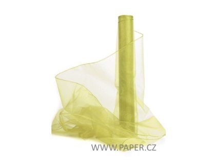242033 ORGANZA 40CM/10Y OLIVA