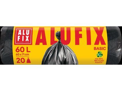 PYTLE NA ODPAD 60L 20KS 59X72CM 10 µm HDPE ČERNÉ XMS6020ECON X