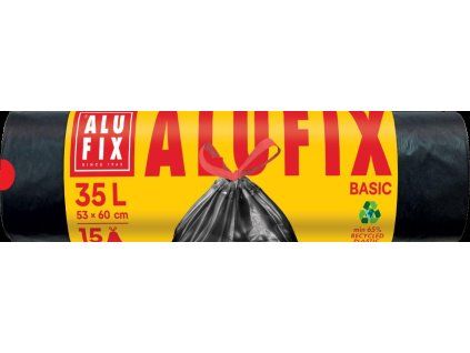 PYTEL NA ODPAD ZATAHOV. 35L 53X63 15KS HDPE ČERNÝ 15MIK XMSZH3515ECON X