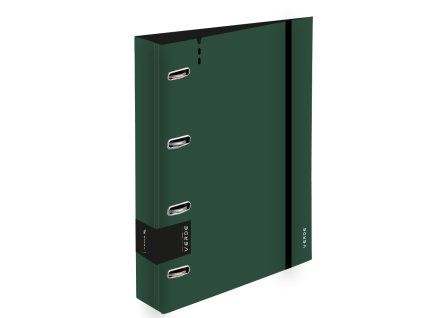 Pořadač A4 pěna  4kroužek D30 VERDE zelená 2-686