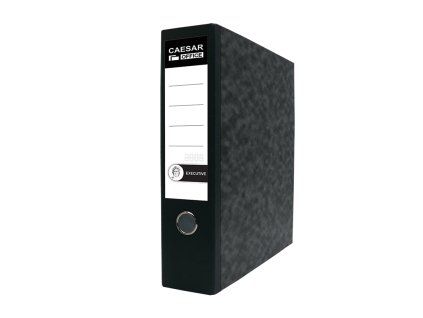 Pořadač pákový A4 8cm Executive černý hřbet 104404