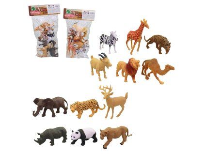 ZVÍŘÁTKA SAFARI 6KS V SÁČKU   18461
