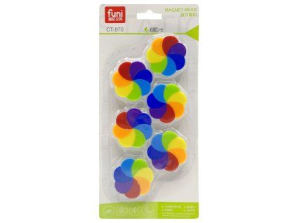 MAGNETY DEKORAČNÍ  DUHA 6KS PK19-32