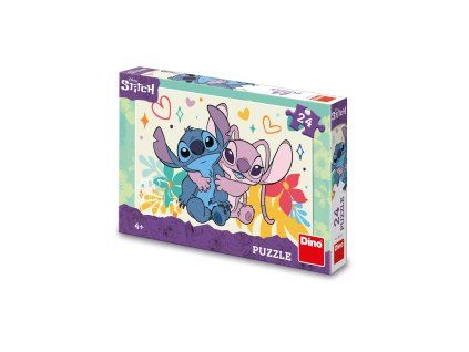 DINO PUZZLE 24 DÍLŮ STITCH A ANGEL   351721